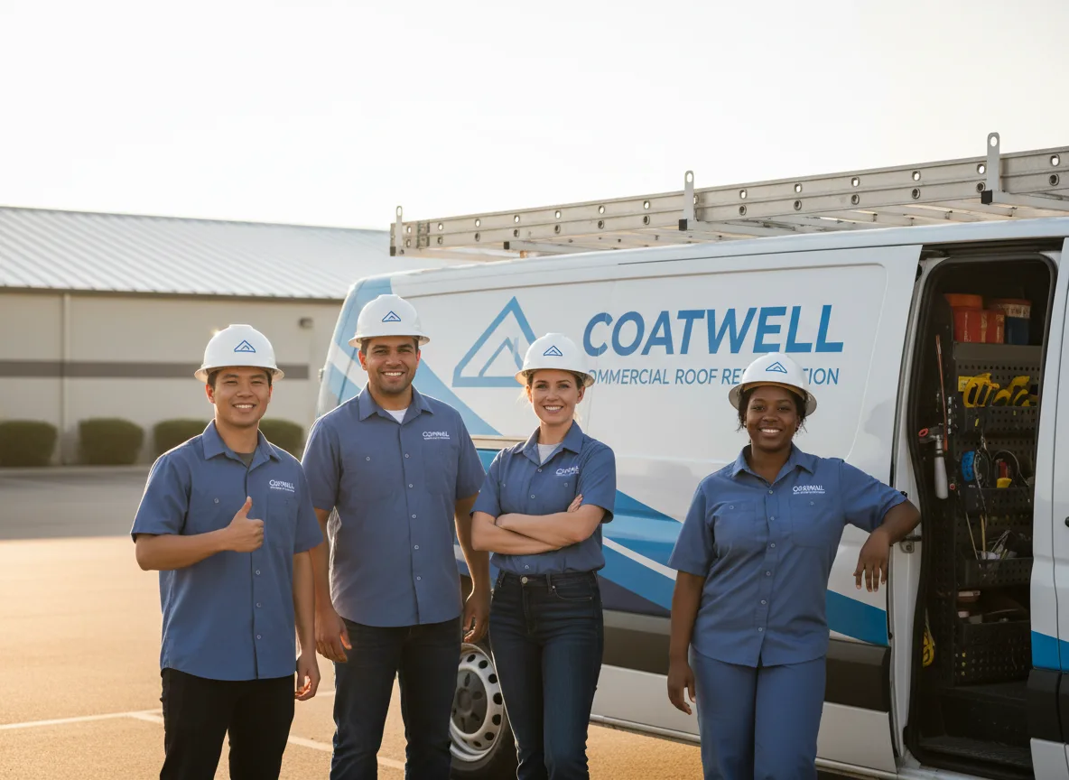 Commercial roof coating company in Spiro, OK
